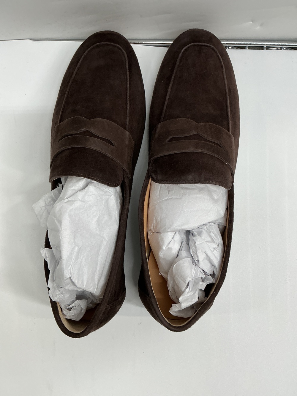Italian Suede Penny Loafer